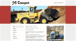 Desktop Screenshot of jbtransport.se