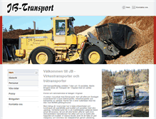 Tablet Screenshot of jbtransport.se